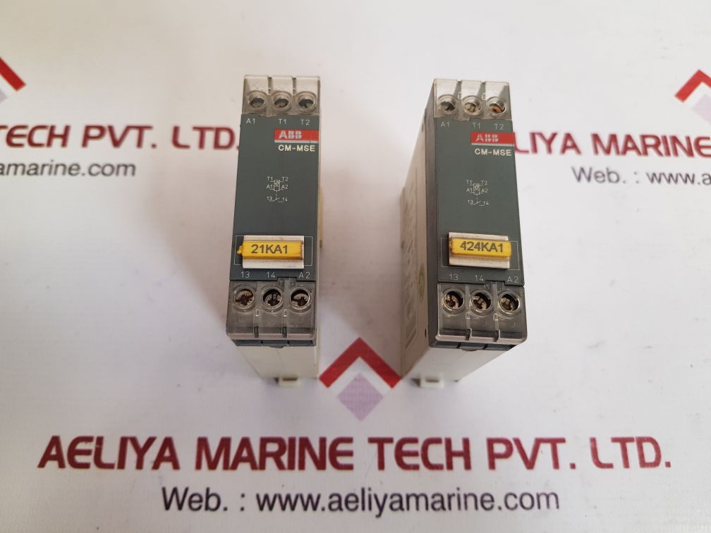 Abb Cm-mse Thermistor Motor Protection Monitoring Relay 230V 1Svr550800R9300