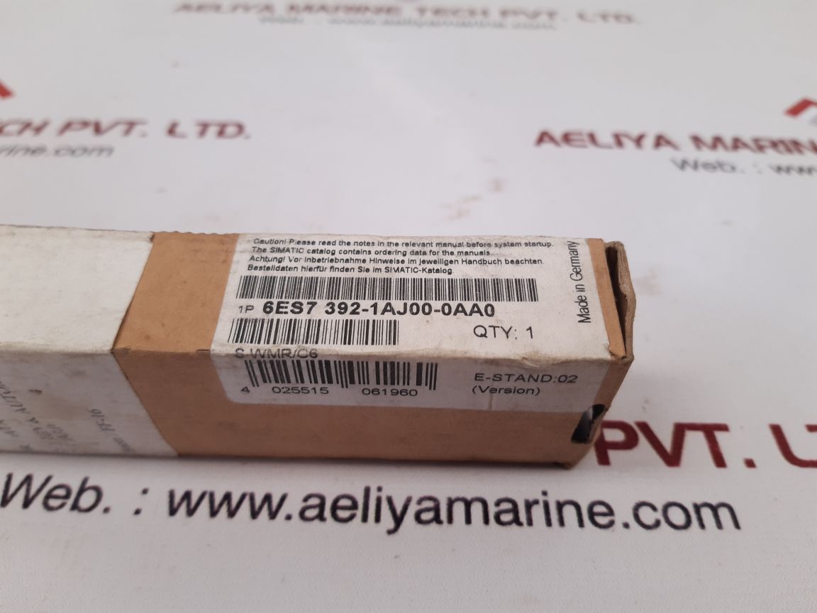 Siemens 6Es7 392-1Aj00-0Aa0 Simatic Connector Wmr C6