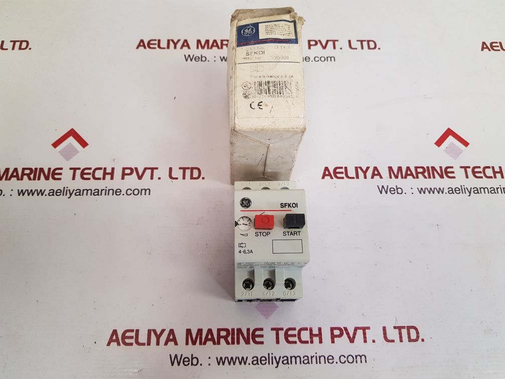 General Electric Sfkoi Manual Motor Starter 600V Ac 6,3A