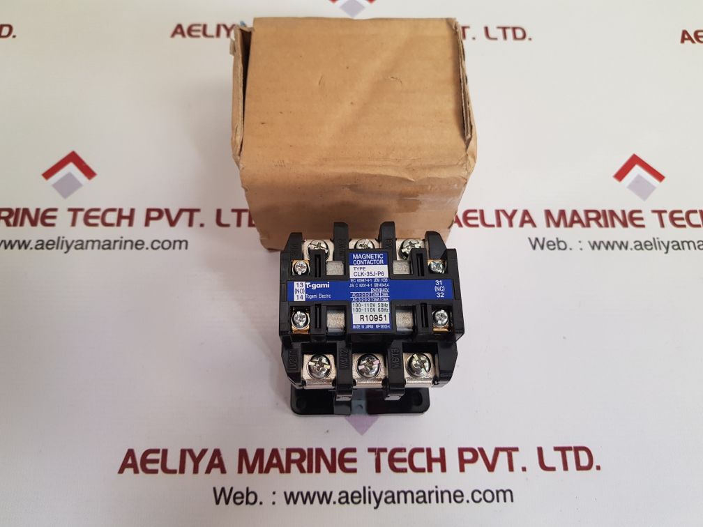 Togami Electric Clk-35J-p6 Magnetic Contactor 100-110V 50-60Hz