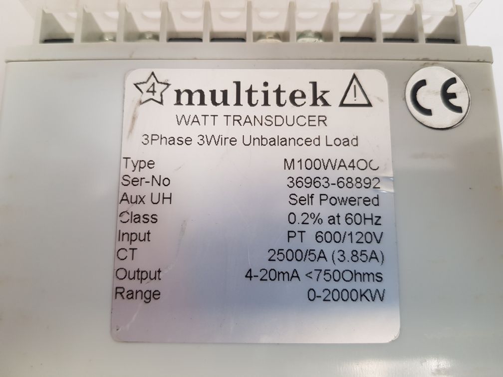 Multitek M100WA40C 3-Phase Watt Transducer – Aeliya Marine