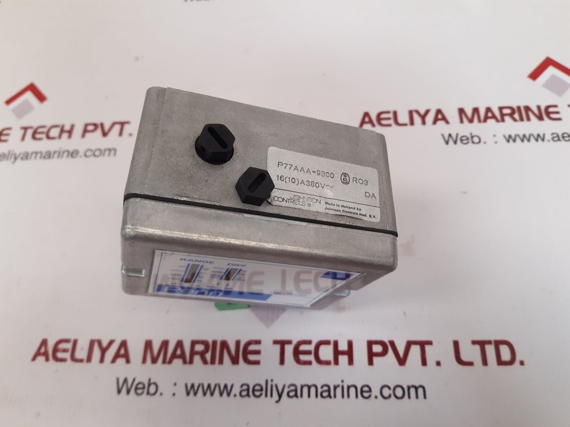Johnson Controls P77Aaa-9300 Pressure Switch 0 To 600 Kpa 380V