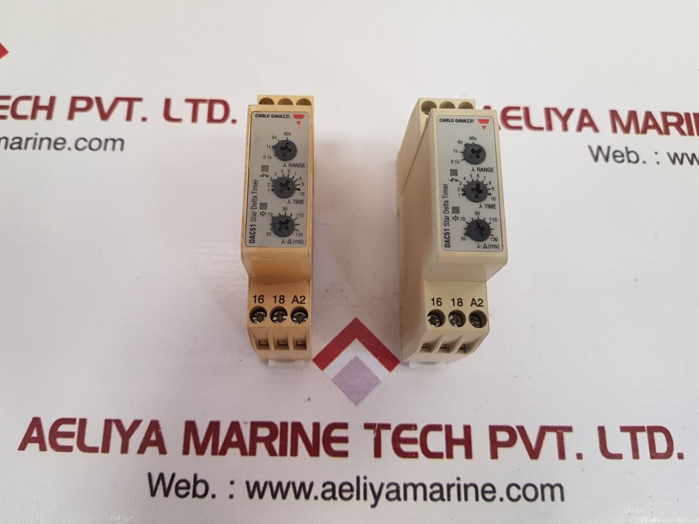 Carlo Gavazzi Dac51Cm24B001 Star Delta Timer 24-240 Vac/Dc 50/60Hz