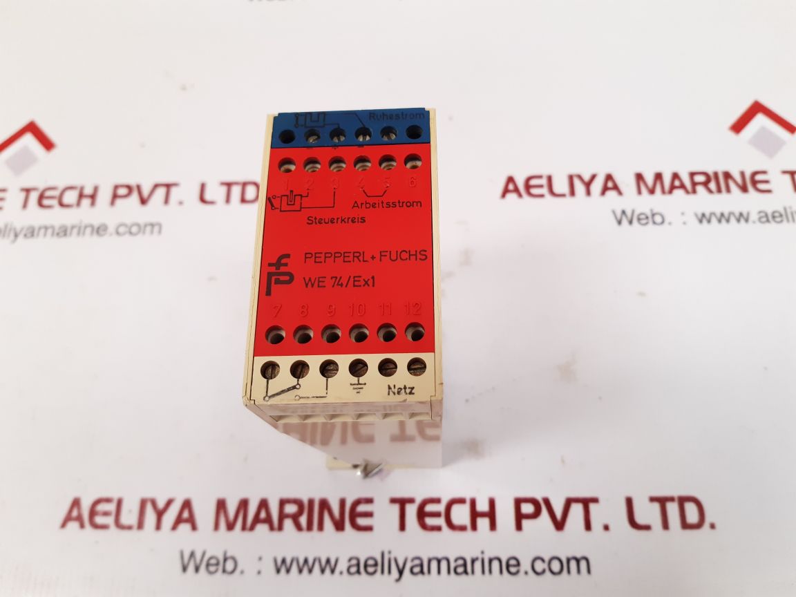 Pepperl+Fuchs We 74/Ex1 Safety Switch Amplifier 110V/50Hz