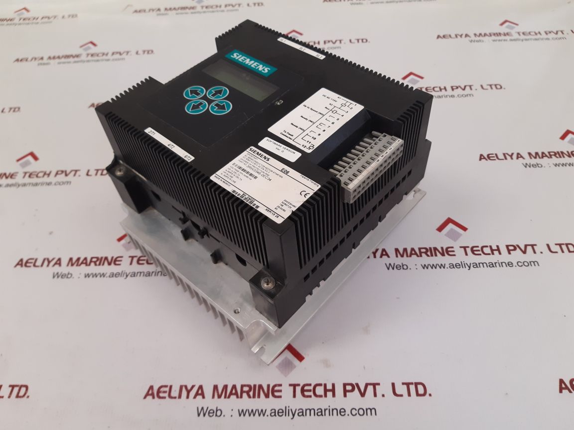 Siemens Sikostart 3Rw3346-0Ec34 Ac Semiconductor Motor Starter E06 Xep/13 25