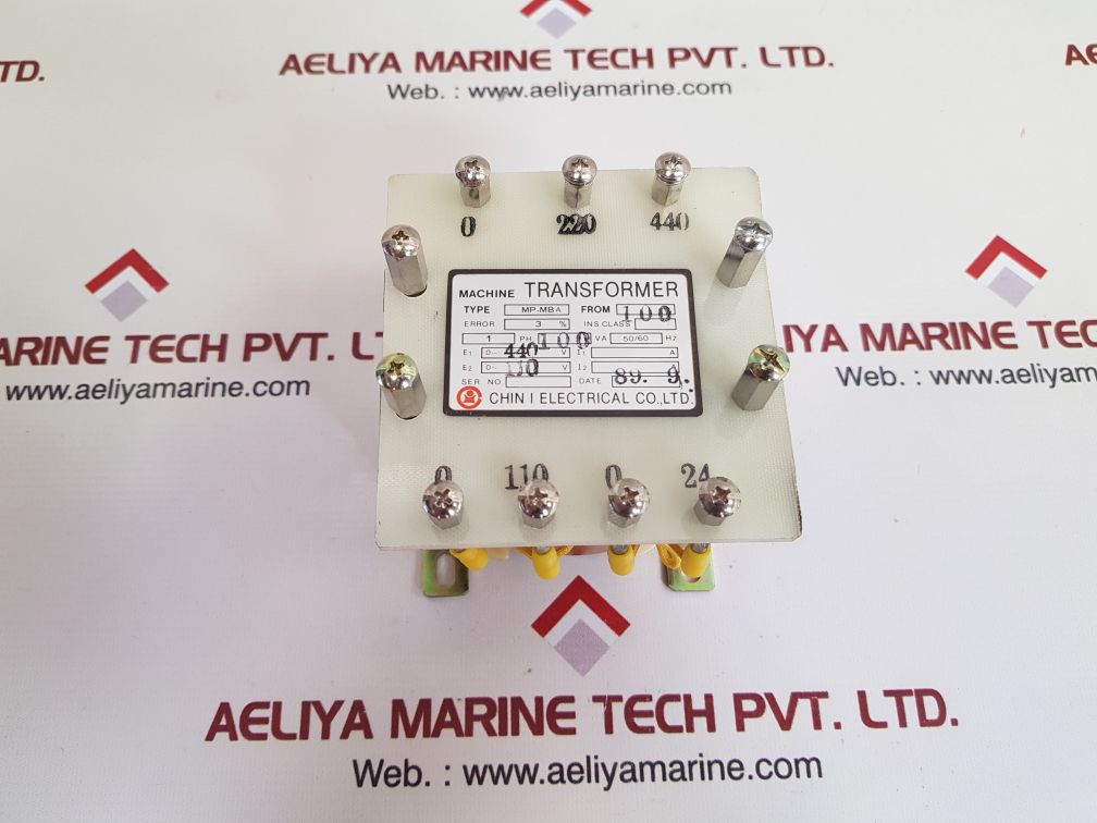 Chin I Electrical Mp-mba Dry Type Transformer 100 Va 50/60Hz