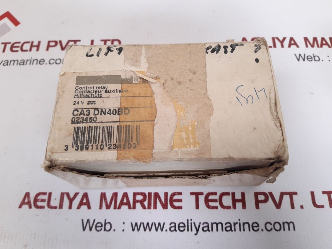 Telemecanique Ca3 Dn40Bd Coil Control Relay 023450 24V