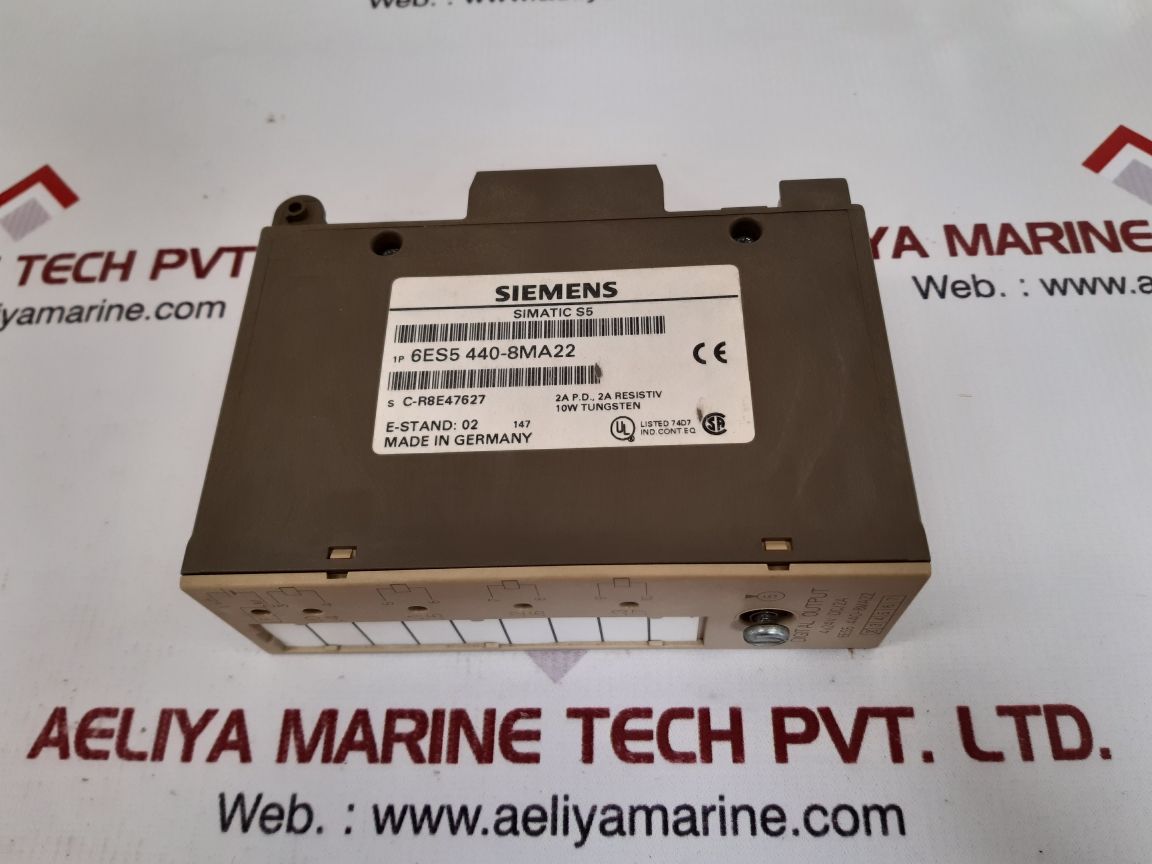 Siemens Simatic S5 Digital Output Module 6Es5 440-8Ma22 4X24V Dc/2A