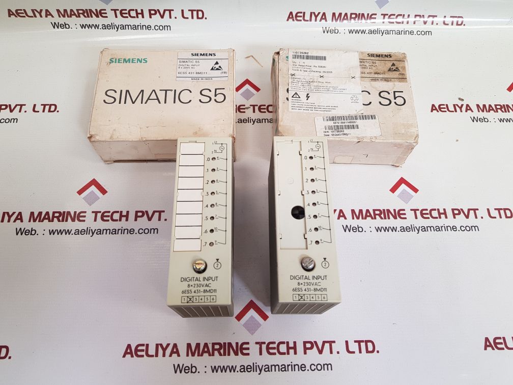 Siemens 6Es5 431-8Md11 Digital Input Module 8X230 Vac
