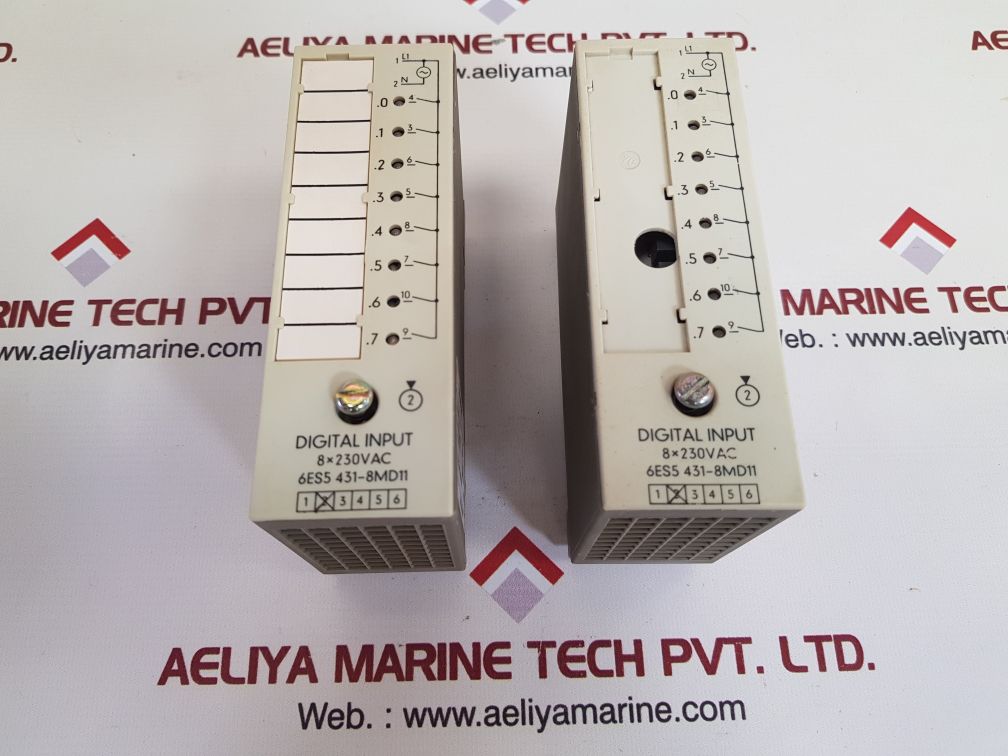 Siemens 6Es5 431-8Md11 Digital Input Module 8X230 Vac
