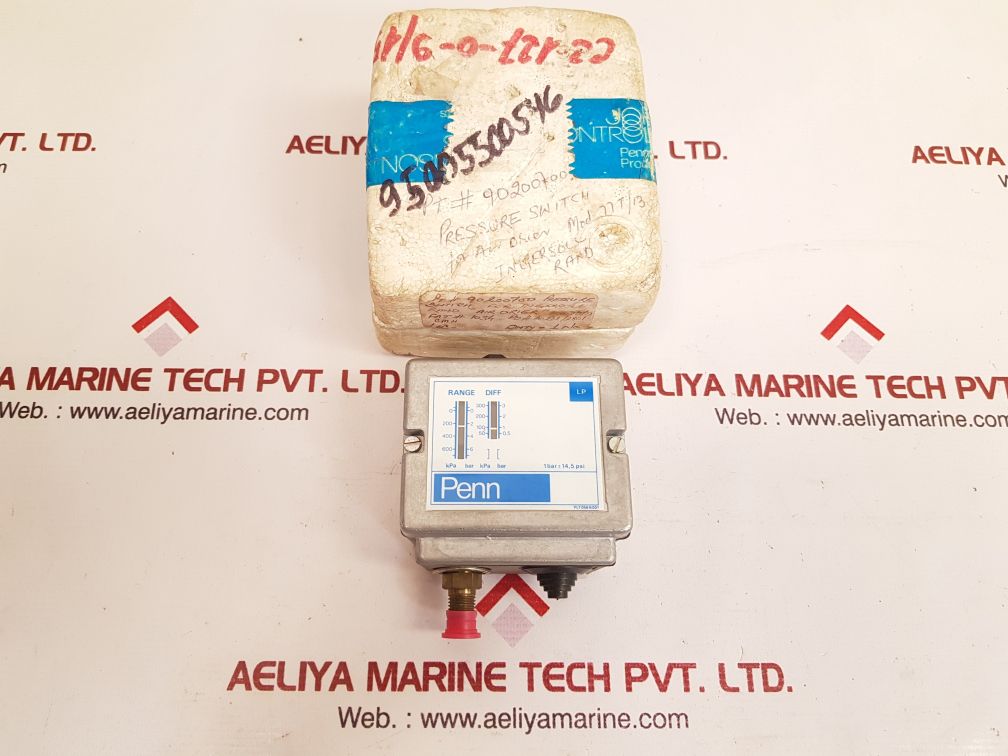 Johnson Controls P77Aaa-9300 Pressure Switch P77L 380V 16A 0,5/7 Bar