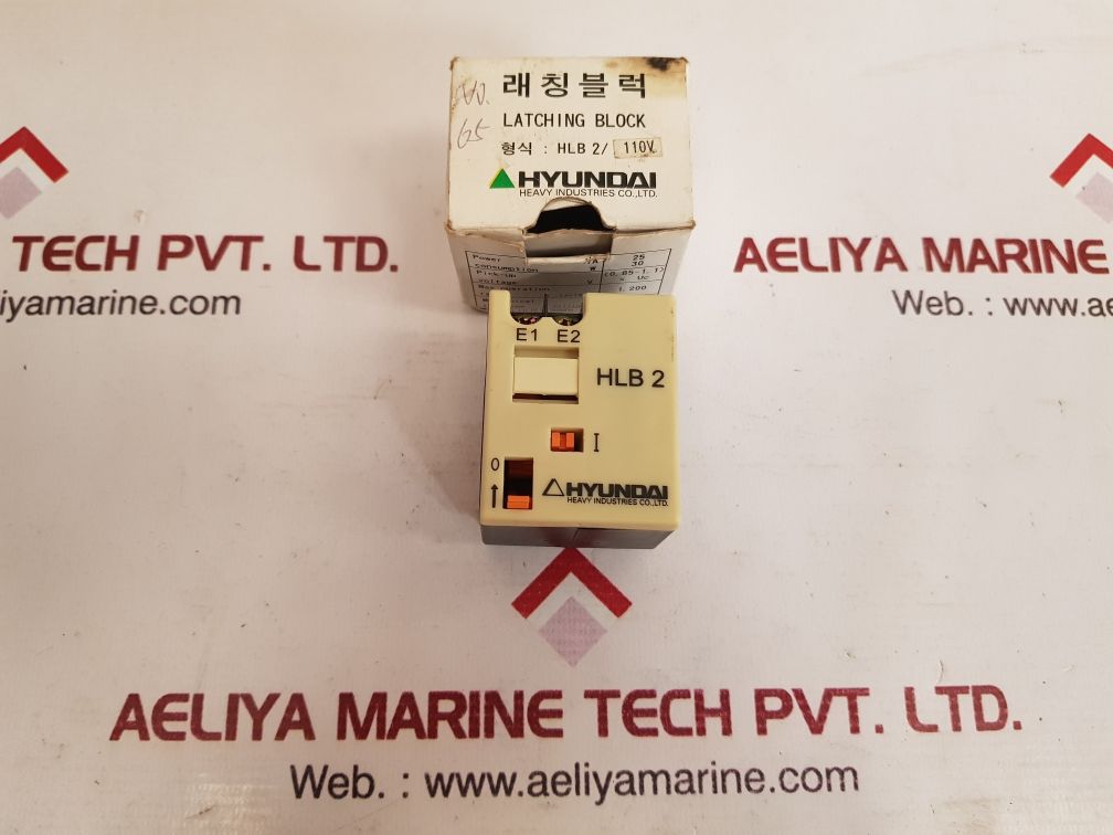 Hyundai Hlb 2 Latching Block 110V Eswb.0201.062