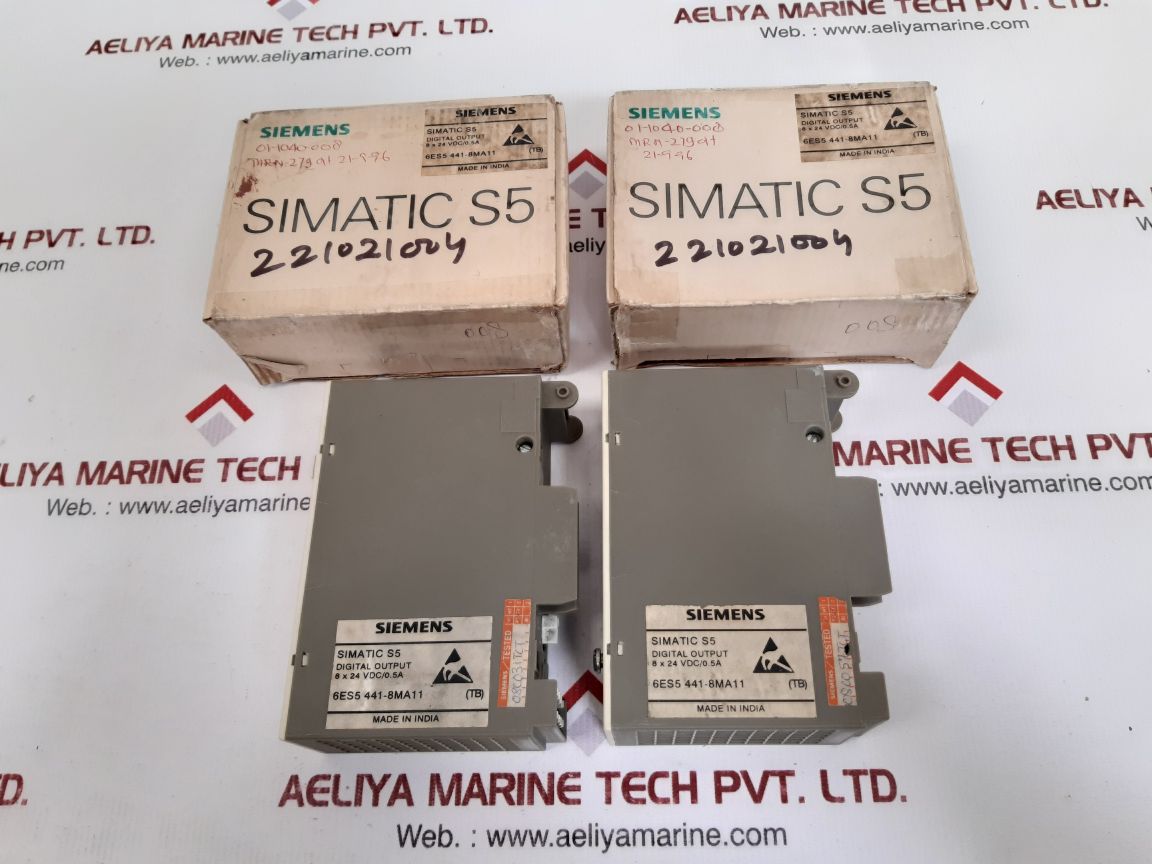 Siemens Simatic S5 6Es5 441-8Ma11 Digital Output Module 8X24 Vdc 0.5A