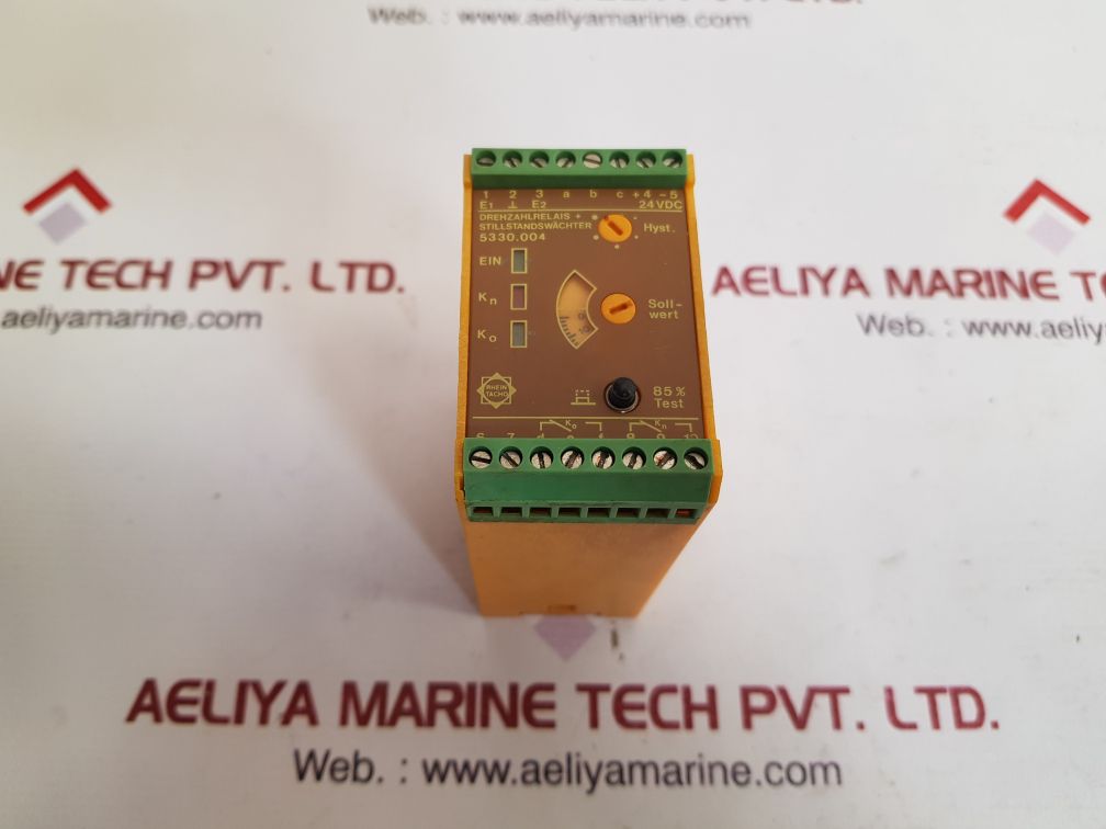 Rheintacho 5330.004 Speed Relay Still Detector 24 Vdc