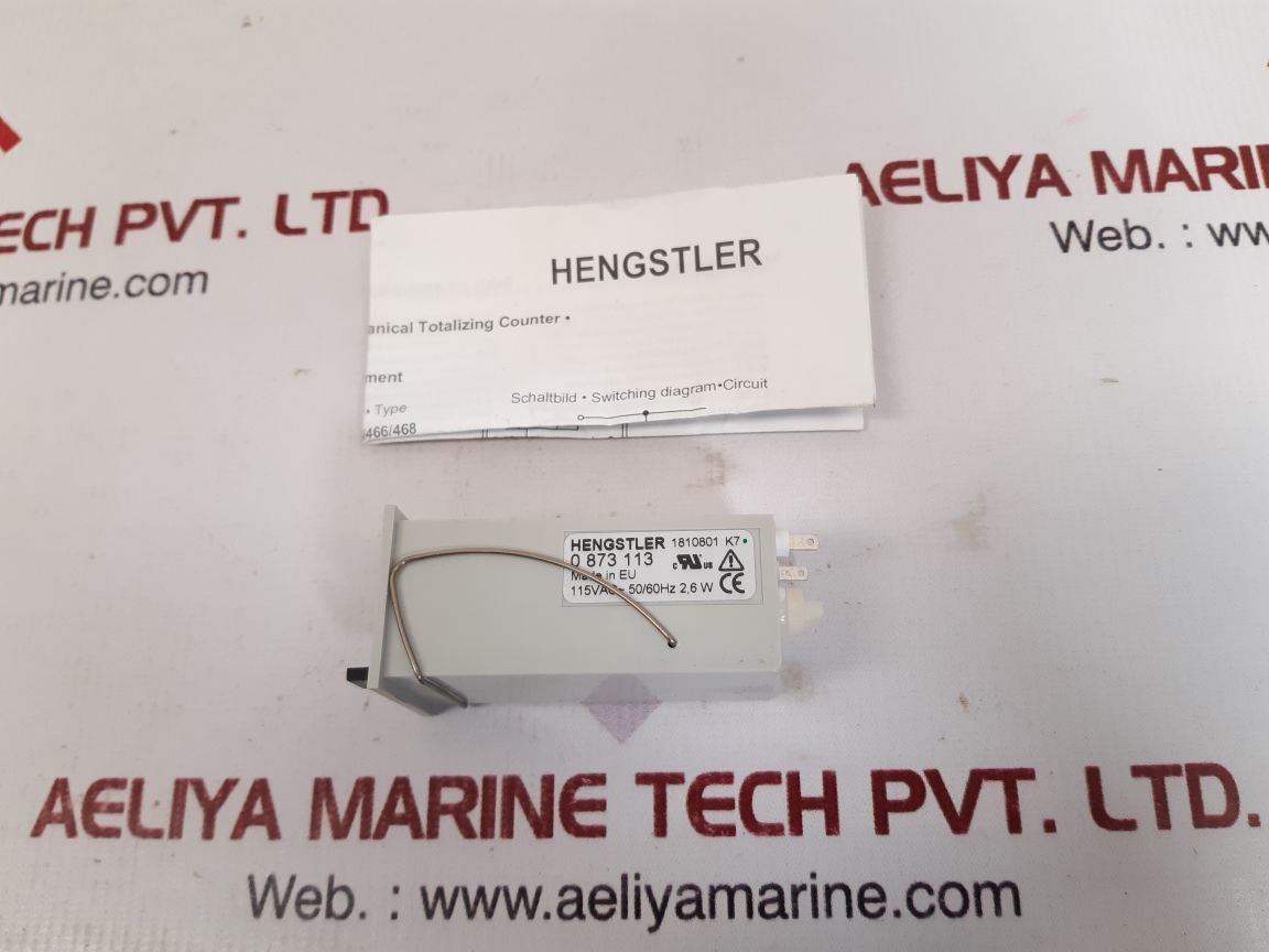 Hengstler 0 873 113 Digital Counter 115Vac 50/60Hz 2,6 W