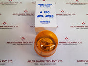 Menics Avgb Yellow Rotating Strobe Light Ac 110V 25W
