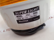 Menics Avgb Yellow Rotating Strobe Light Ac 110V 25W