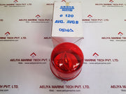 Menics Avg B Beacon Strobe Red Light Ac 110V 25 W