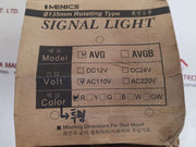 Menics Avg-110 Signal Light 110V Ac 25W M070713 130V/25Wis A