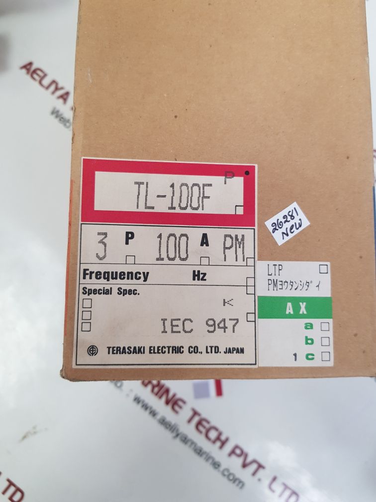 Terasaki tl-100f tembreak circuit breaker 50~60hz
