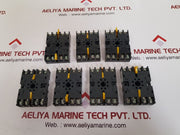 Lot Of 9X OMRON P2CF-08 Connecting Relay Socket Base 1535YK