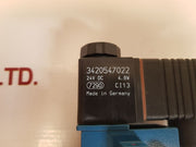 Rexroth 3722250920 Solenoid Valve 08W06, 24V Dc 4.8W