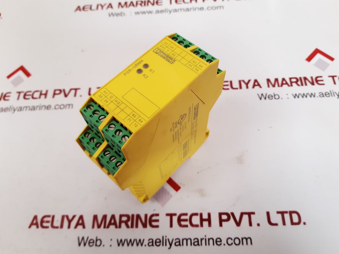 Phoenix contact psr-scp-24uc/urm4/5x1/2x2 safety relays