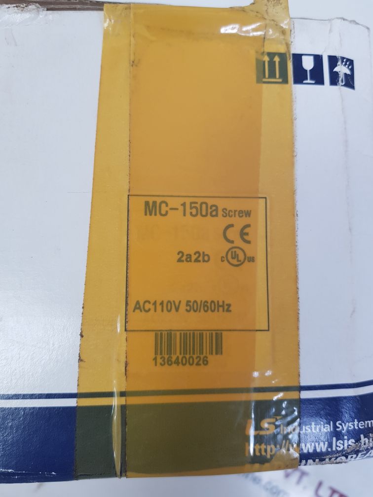 Metasol mc-150a 2a2b magnetic contactor