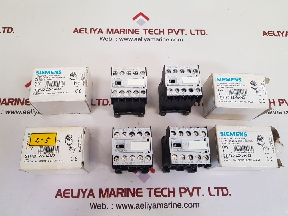 Siemens 3th2022-0an2 contactor relay