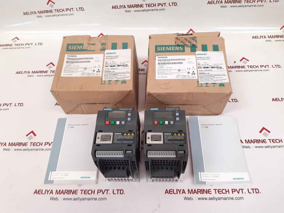 Siemens 6sl32105be155uv0 sinamics v20