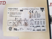 Carlo Gavazzi Pbb01Dm24 True Delay On Release Timer 240V 1/2Hp