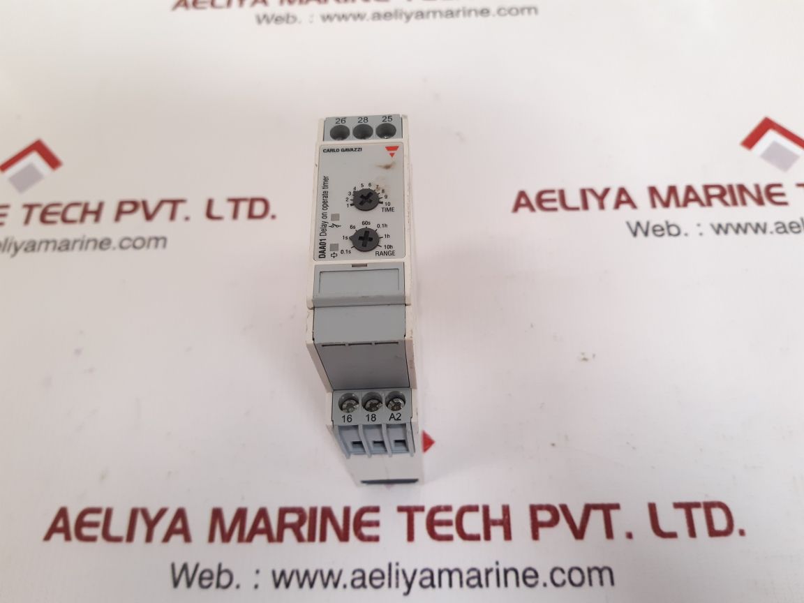 Carlo Gavazzi Daa01Dm24 Delay On Operate Timer 24-240 Vac/Dc 50-60Hz