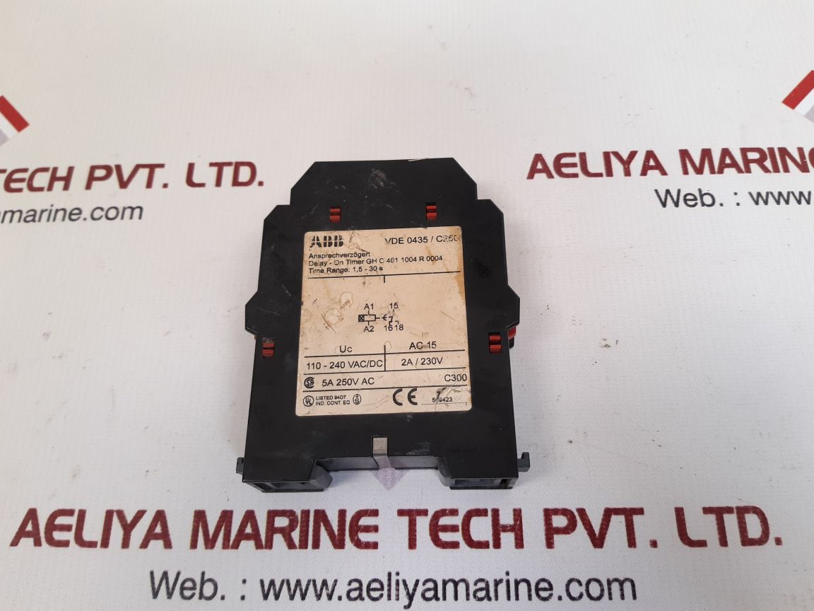 Abb Vde 0435/C250 Thermistor Control Unit 5A 250 Vac