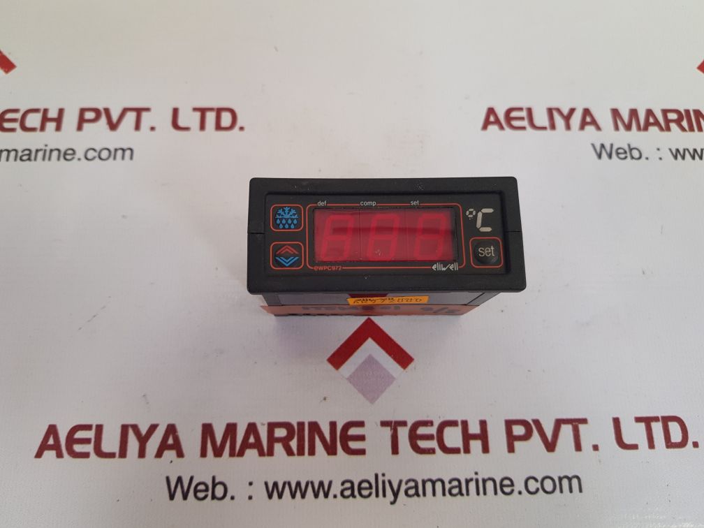 Eliwell Ewpc972 temperature control
