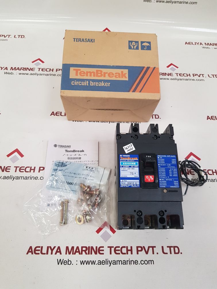 Terasaki xs100nb circuit breaker 75a