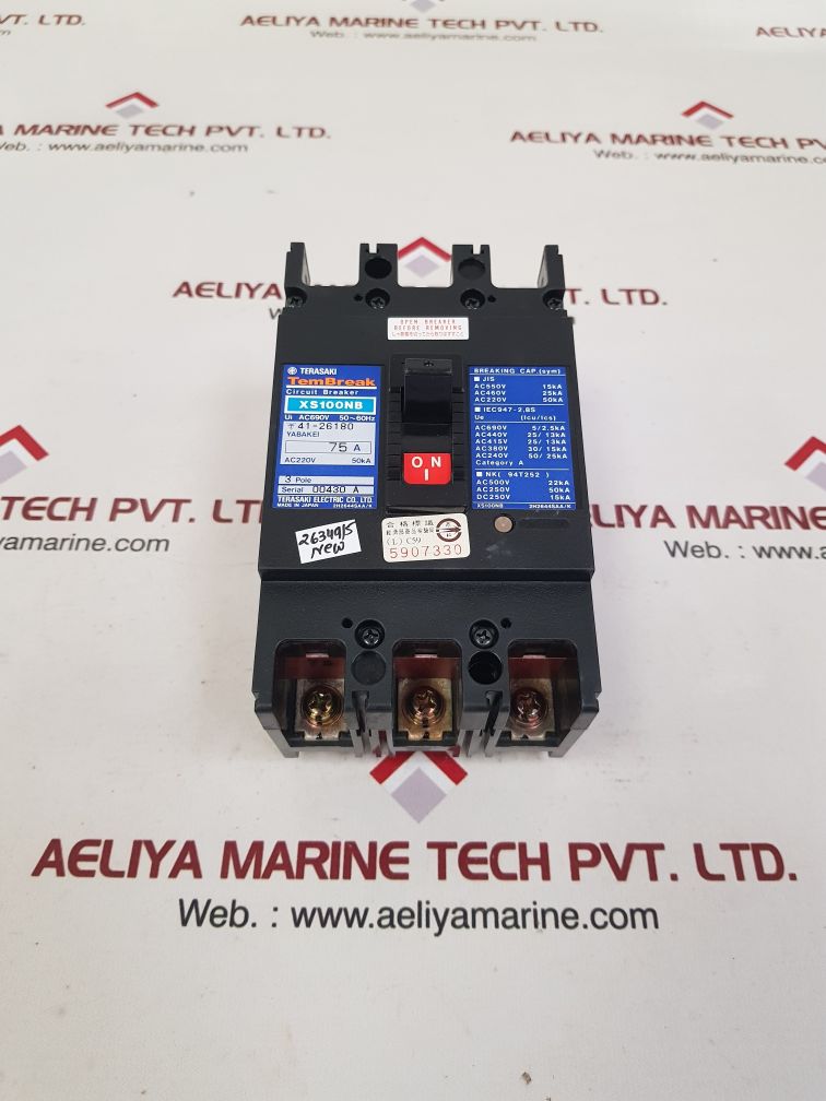 Terasaki xs100nb tembreak circuit breaker