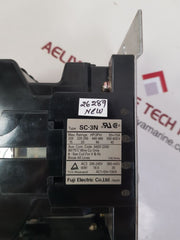 Fuji electric sc-3n(65) contactor with thermal overload relay