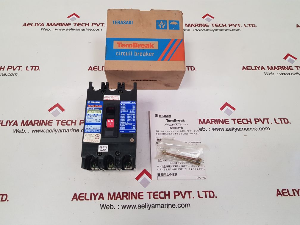Terasaki electric xe100ns circuit breaker 100a