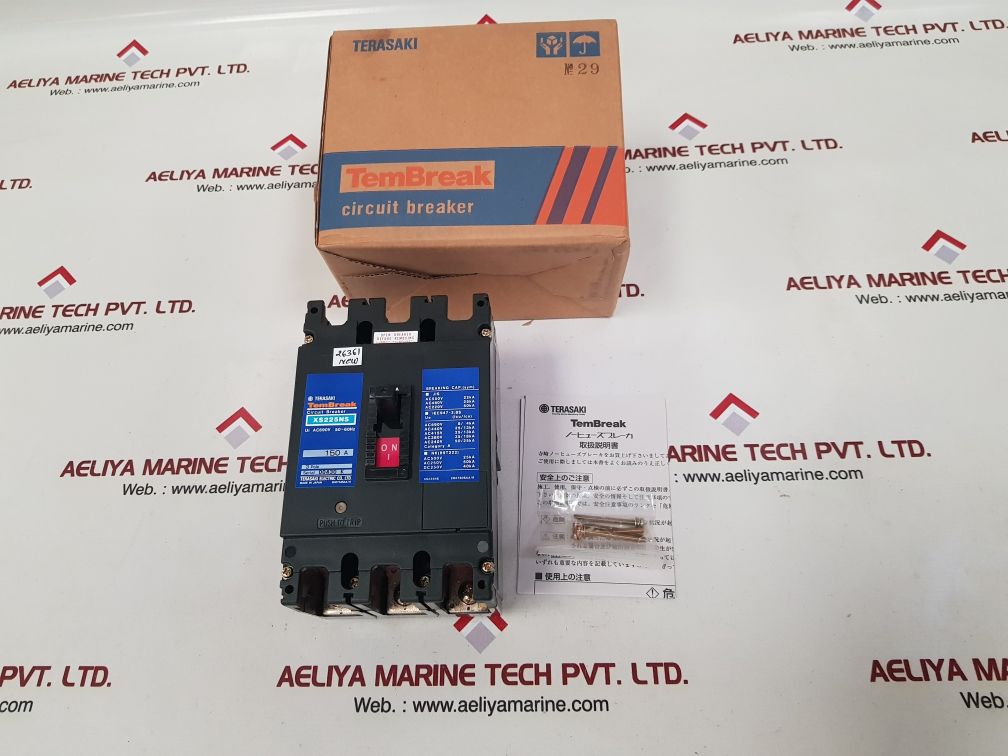 Terasaki Electric Xs225Ns Molded Case Circuit Breaker 150A 3-pole