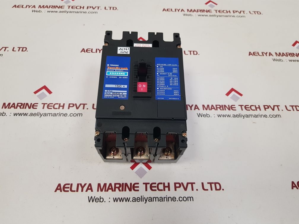 Terasaki Electric Xs225Ns Molded Case Circuit Breaker 150A 3-pole