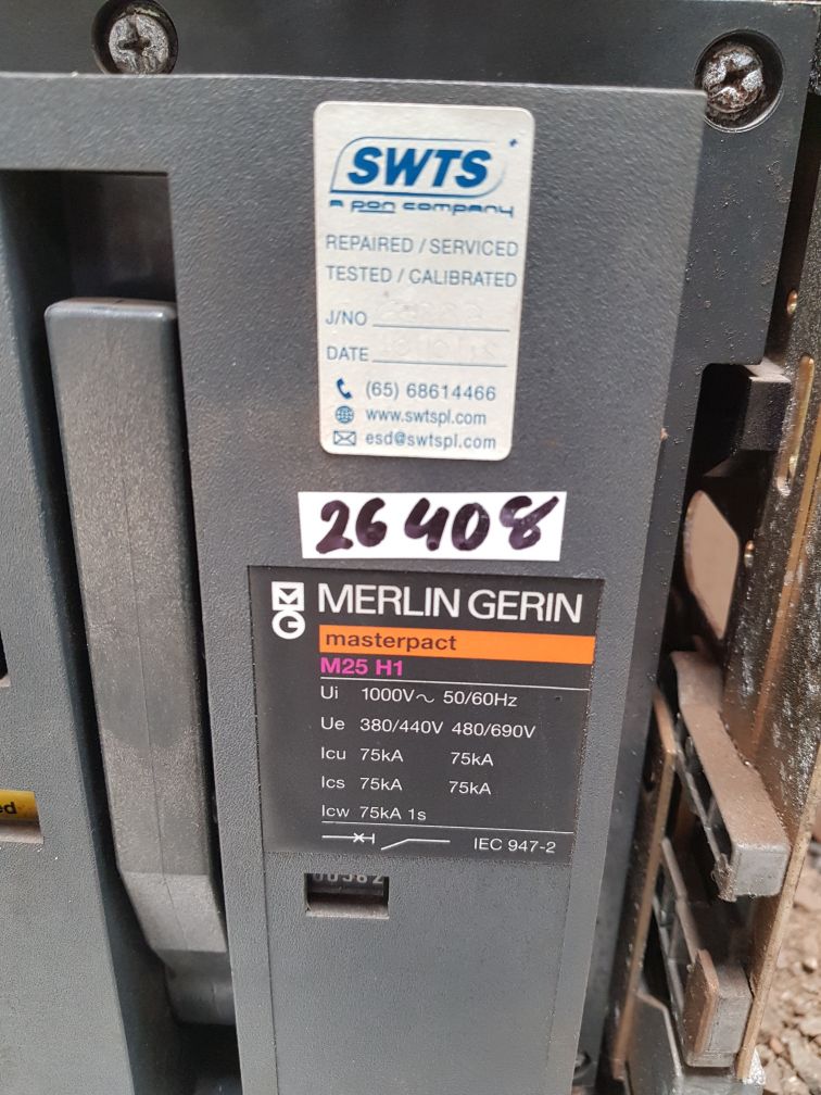 Merlin gerin masterpact m25 h1 circuit breaker str 28 d