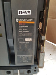 Merlin Gerin Masterpact Mp20 H2 Circuit Breaker 2000A 600V 3-pole 660V 85Ka