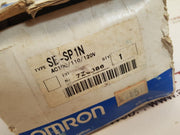 Omron Se-sp1N Motor Relay 100/110/120Vac 50/60Hz (New)
