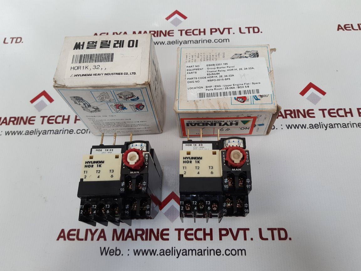 Hyundai Hor 1K 32 Thermal Overload Relay Ac11 380V