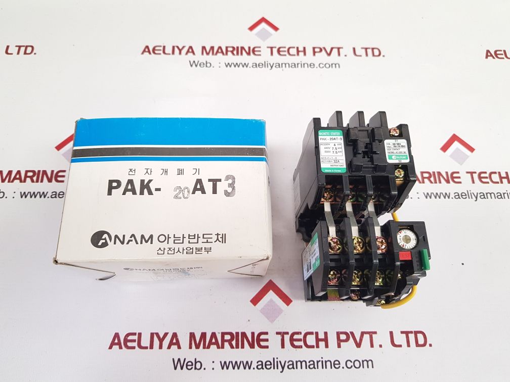 Anam Pak-20At3 Thermal Overload Relay 11A 100-110V 60Hz
