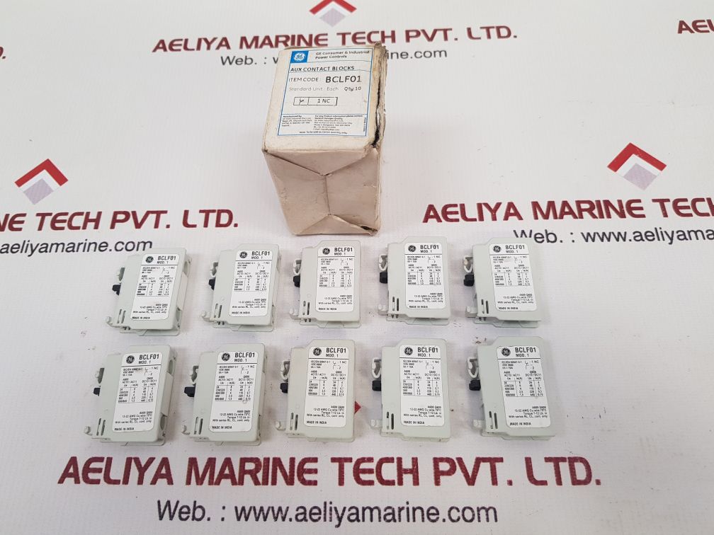 General electric bclf01 auxiliary contact blocks