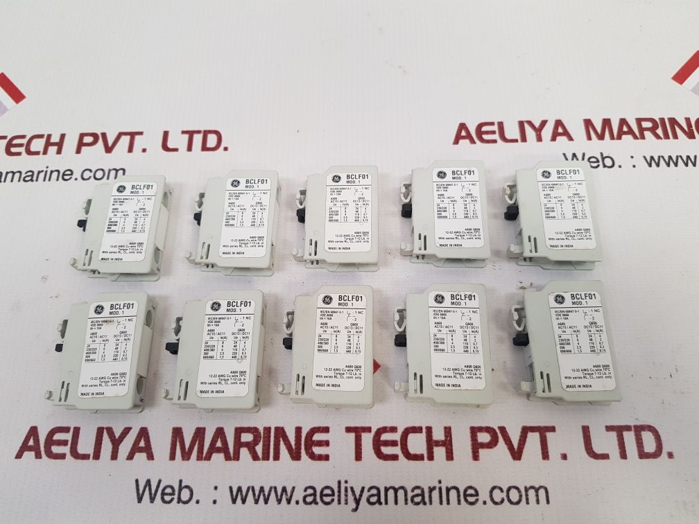 General electric bclf01 auxiliary contact blocks