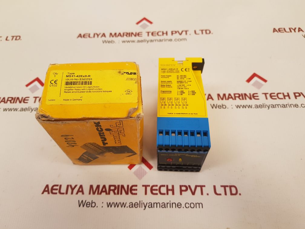 Turck Ms41-42Ex0-r Logic Amplifier Relay 250Vac