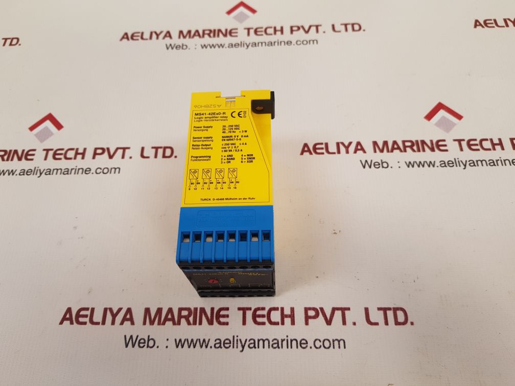 Turck Ms41-42Ex0-r Logic Amplifier Relay 250Vac
