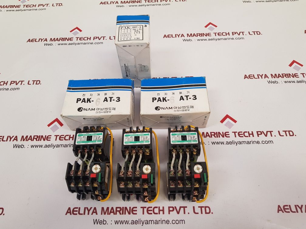 Anam Pak-6At-3 Magnetic Starter W/ Nepak6At Thermal Overload Relay 100V 50Hz
